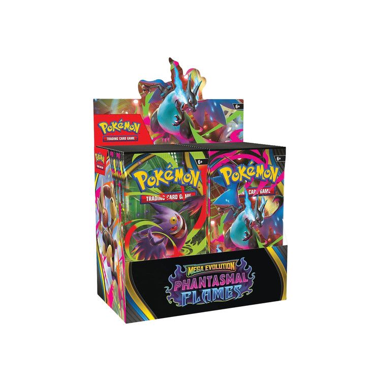Pokémon Mega Evolution: Phantasmal Flames Booster Box (36 Booster Packs)