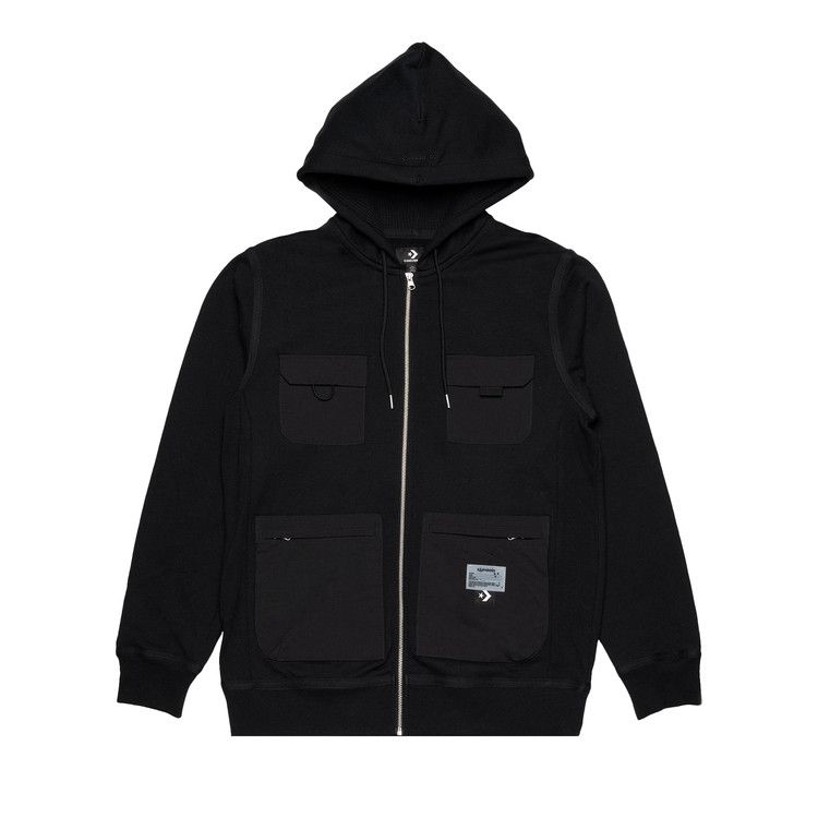 Converse x Joshua Vides Utility Full Zip Hoodie 'Black'