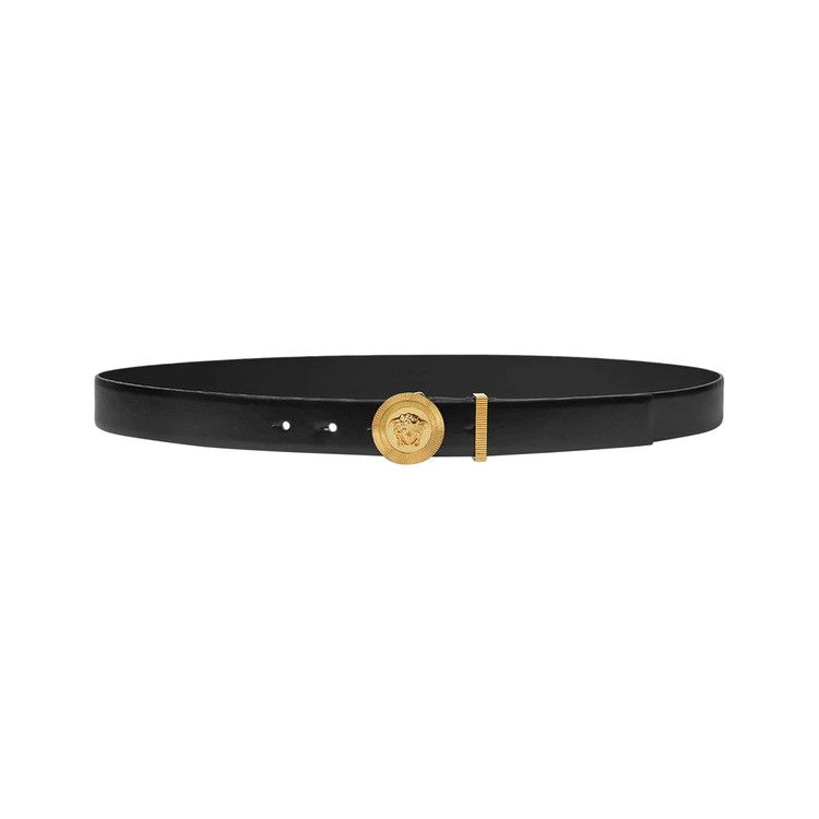 Versace Thin Medusa Biggie Belt 'Black'