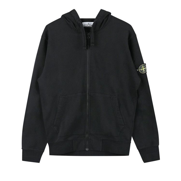 Stone Island Felpa Zipped Hoodie 'Black'