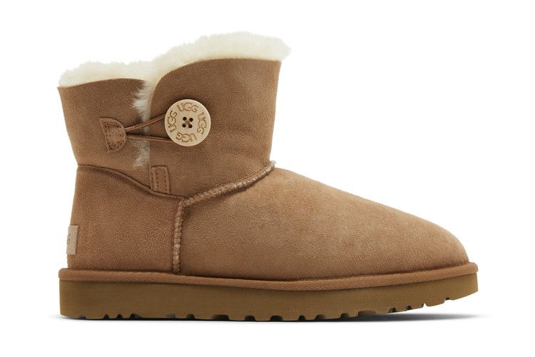 UGG Wmns Mini Bailey Button 2 Boot 'Chestnut'