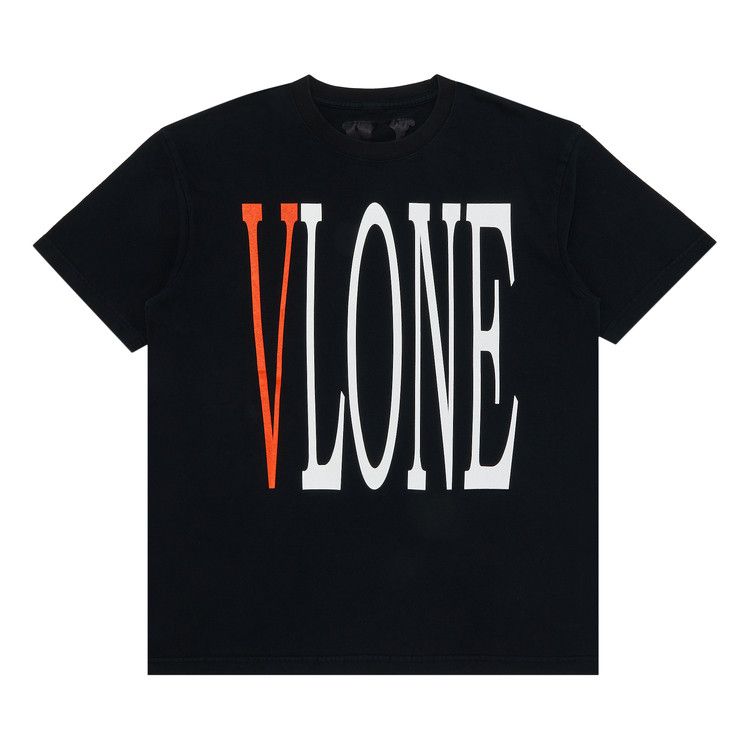 Vlone Staple T-Shirt 'Black/Orange'