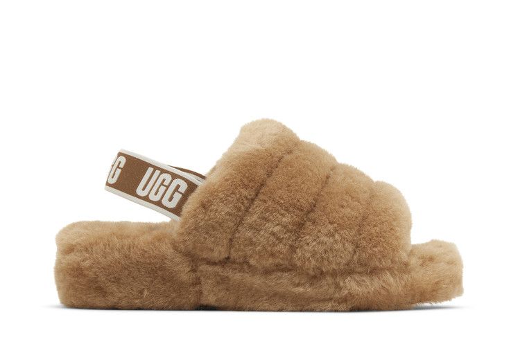UGG Wmns Fluff Yeah Slide 'Chestnut'