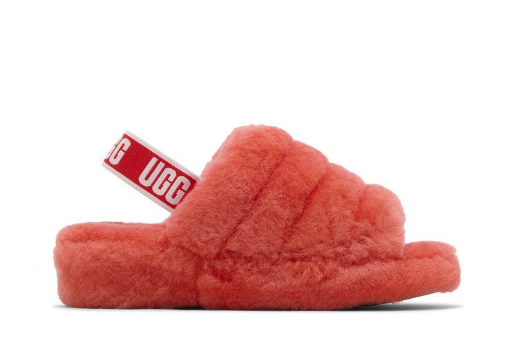 UGG Wmns Fluff Yeah Slide 'Red Currant'