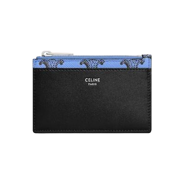 CELINE Zipped Card Holder 'Ultra Blue'