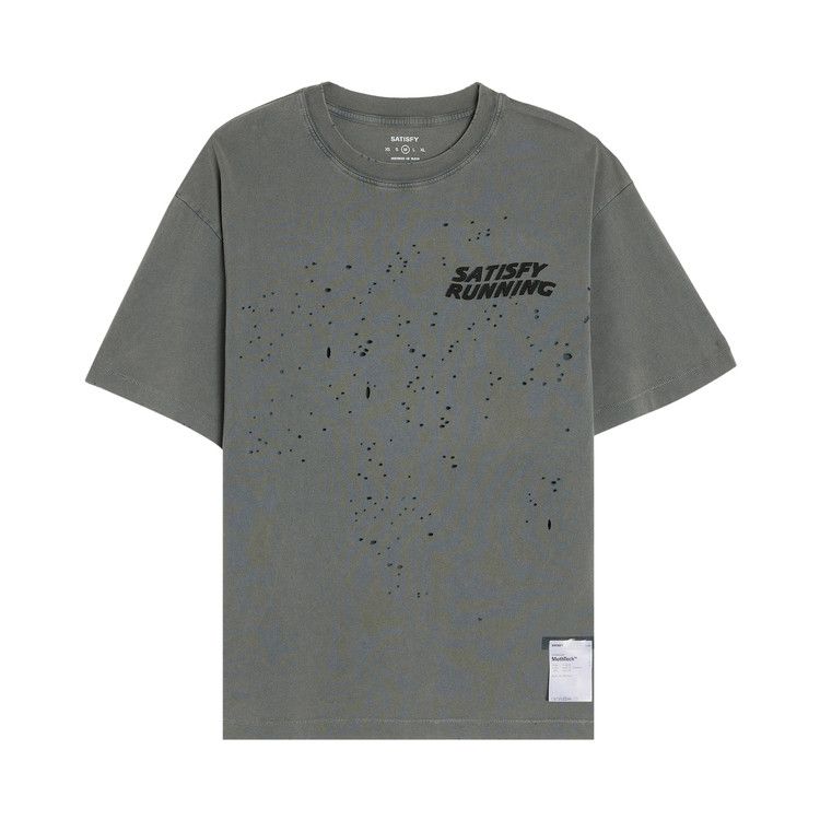 SATISFY MothTech Running T-Shirt 'Faded Black'