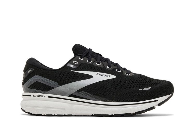 Brooks Ghost 15 2E Wide 'Black Blackened Pearl'