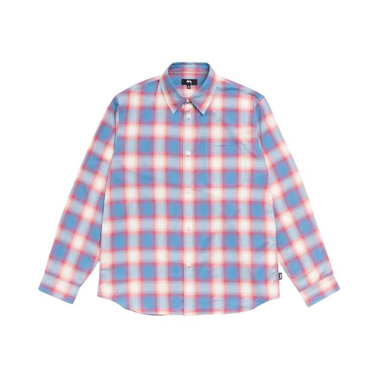 Stussy Beach Ombre Plaid Shirt 'Blue'