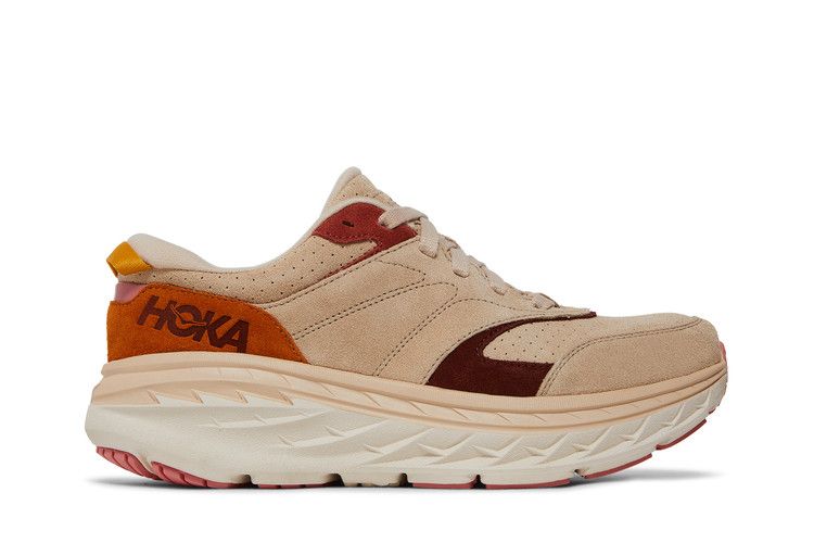HOKA Bondi L Suede 'Shifting Sand'