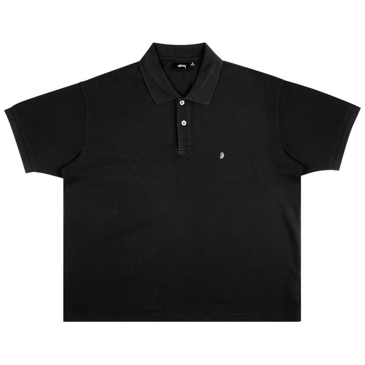 Stussy Classic Piqué Polo 'Black'