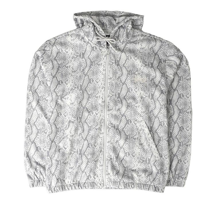 Stussy Athletic Mesh Zip Hoodie 'Snake'
