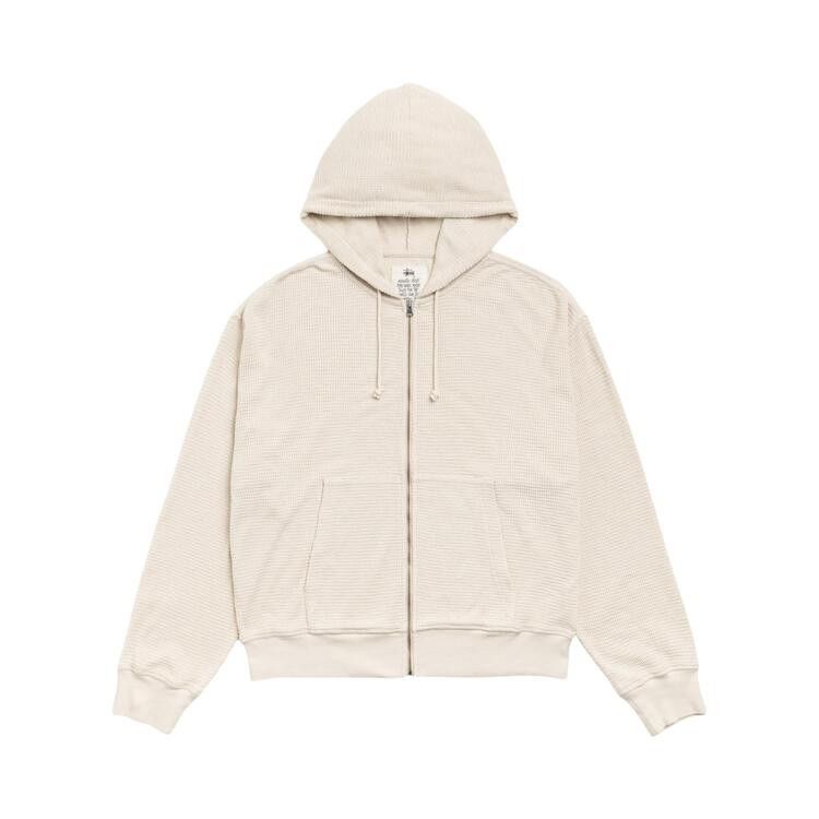 Stussy Lightweight Thermal Hoodie 'Bone'