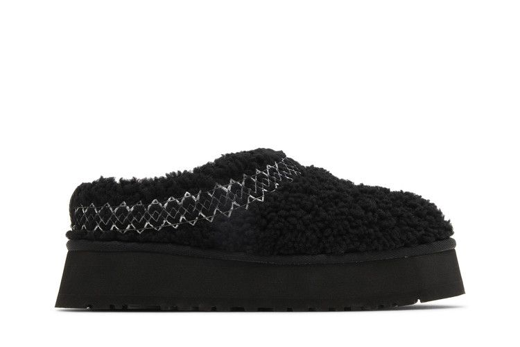 UGG Wmns Tazz Braid Slipper 'Black'
