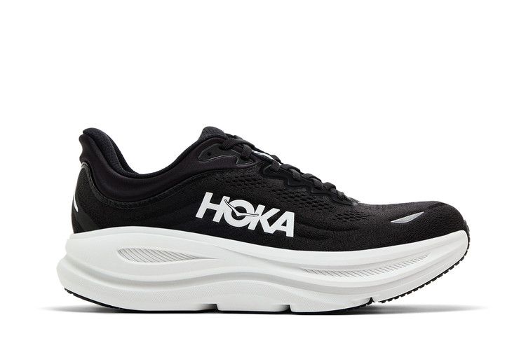 HOKA Bondi 9 2E Wide 'Black White'