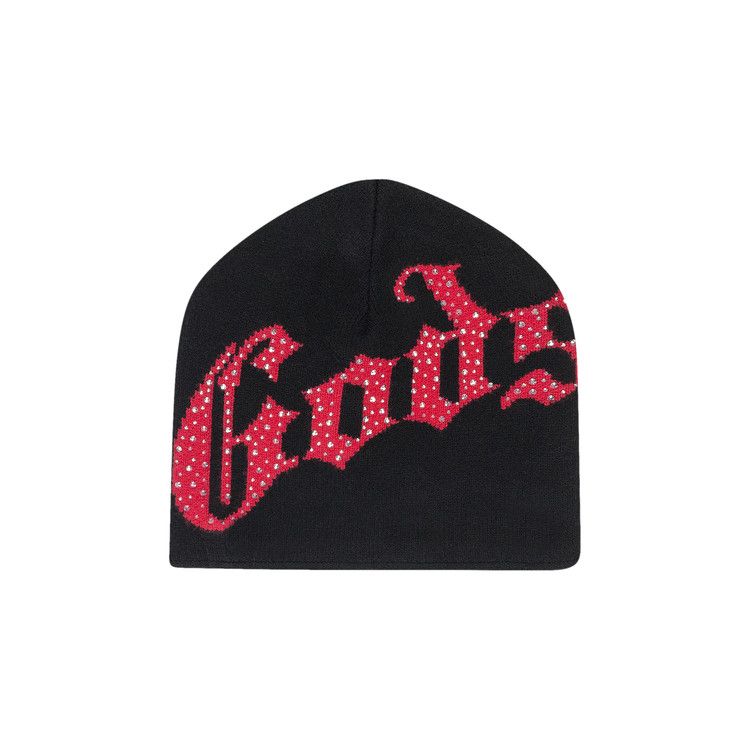 Godspeed OG Logo Studded Beanie 'Black/Red'