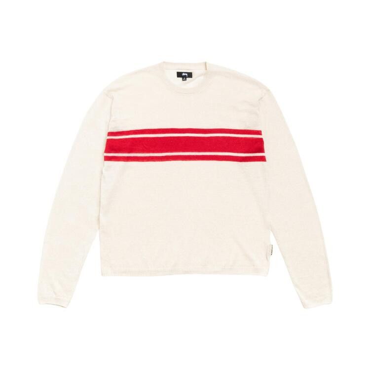 Stussy Lightweight Striped Sweater 'Bone'
