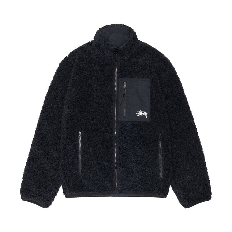 Stussy Sherpa Reversible Jacket 'Black'