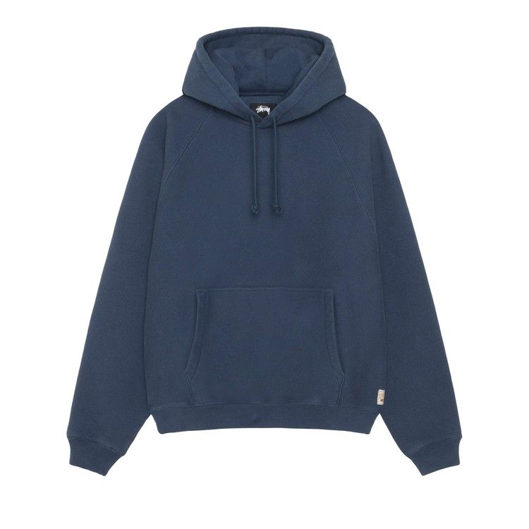 Stussy Fleece Raglan Hoodie 'Navy'