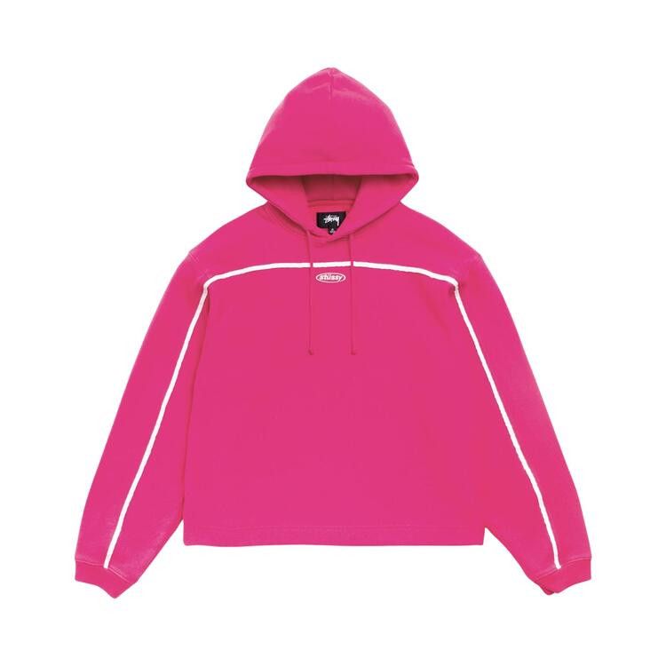 Stussy Oval Pullover Hoodie 'Pink'