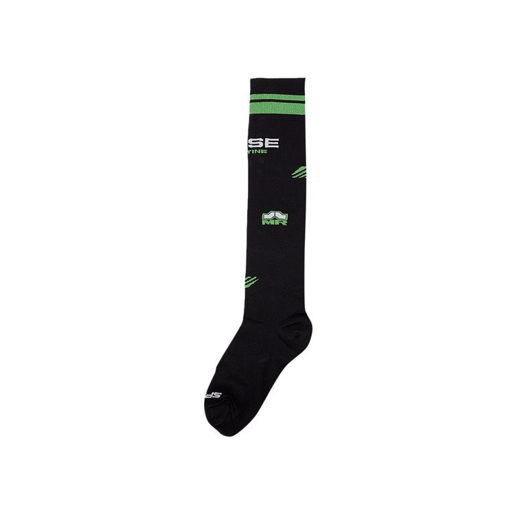 Martine Rose Sheer Football Sock 'Black'