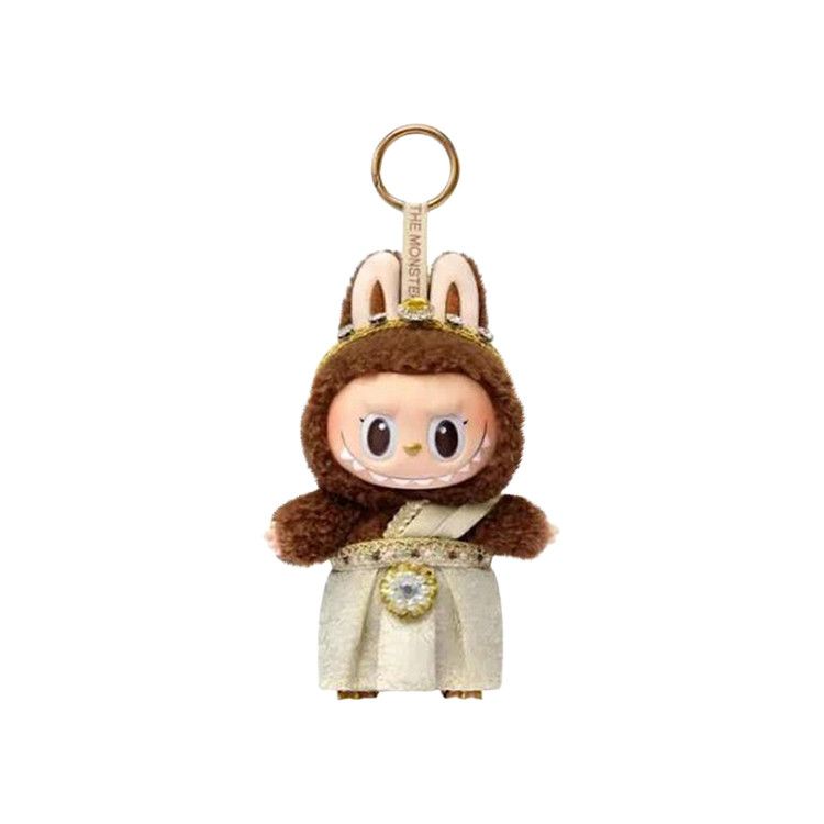 Pop Mart Labubu THE MONSTERS Good Luck to You Vinyl Plush Hanging Card Vinyl Plush 'Brown'