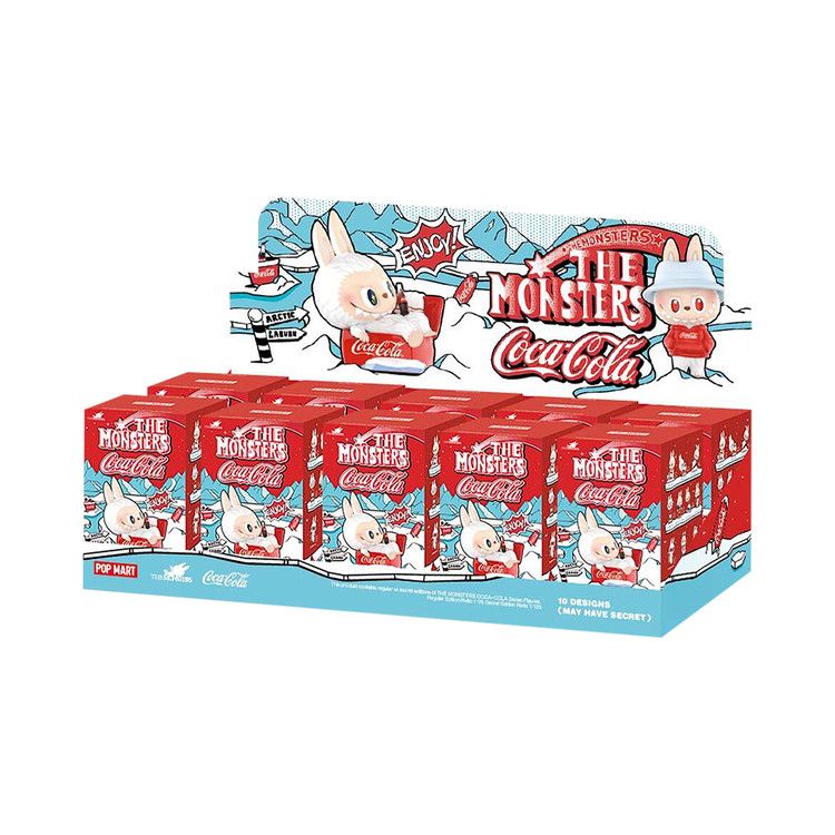 Pop Mart Labubu THE MONSTERS COCA COLA Series Sealed Whole Set 'Mystery' (10 Blind Boxes)