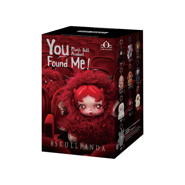 Pop Mart SKULLPANDA You Found Me! Series Plush Doll Pendant Blind Box 'Mystery'
