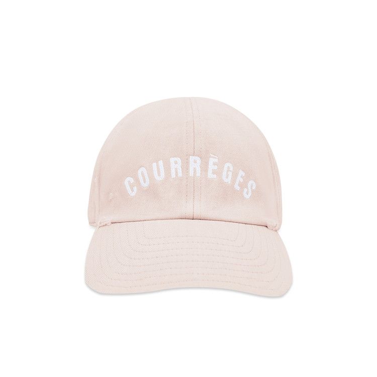 Courrèges AC Embroidered Washed Cap 'Oatmeal'
