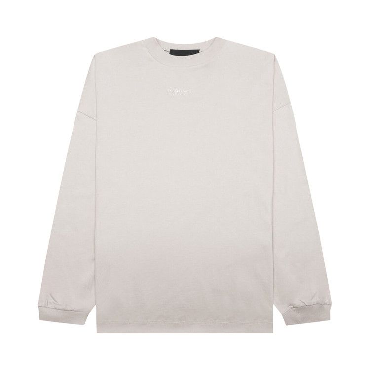 Fear of God Essentials Long-Sleeve Tee 'Silver Cloud'