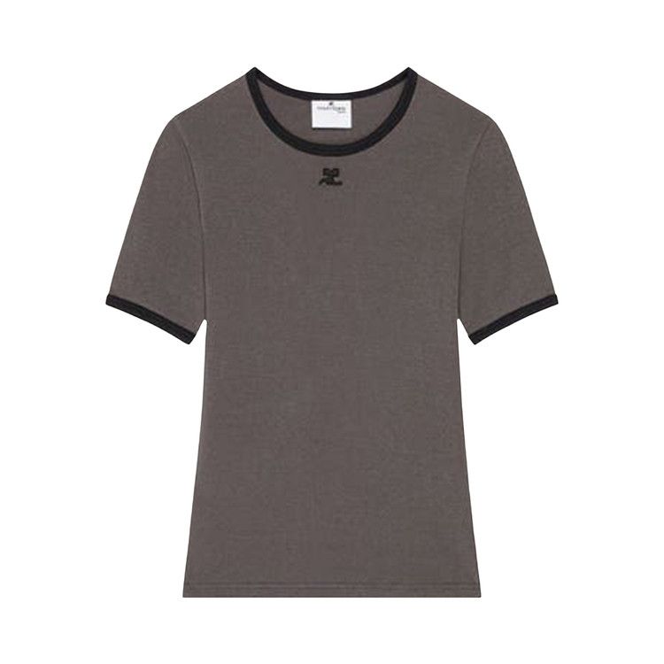Courrèges Signature Contrast T-Shirt 'Black'