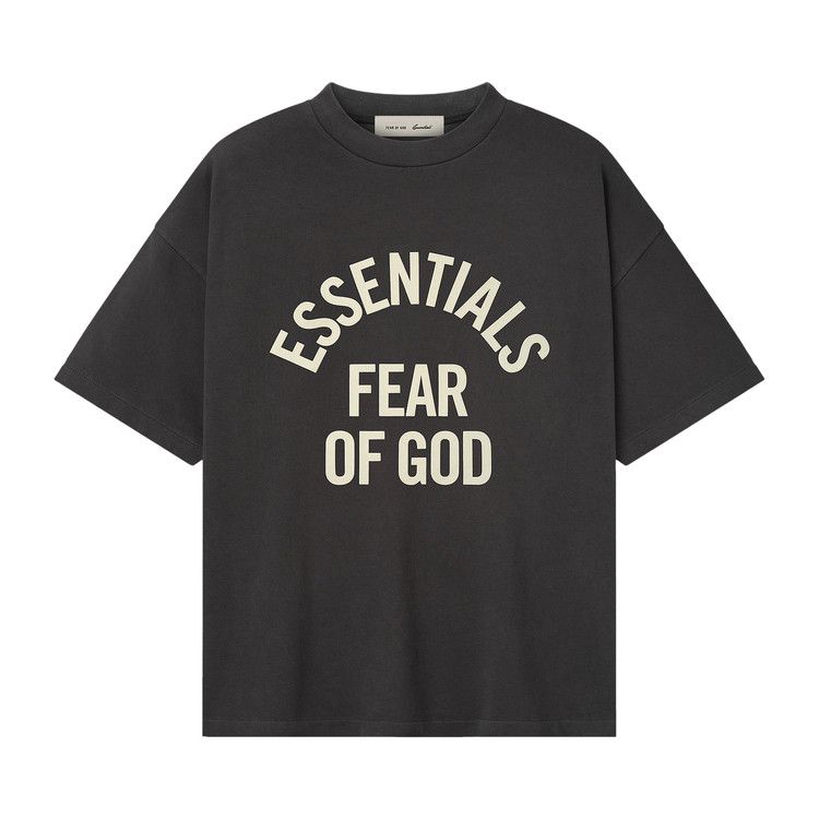 Fear of God Essentials Campus 90's Short-Sleeve Tee 'Faded Black'