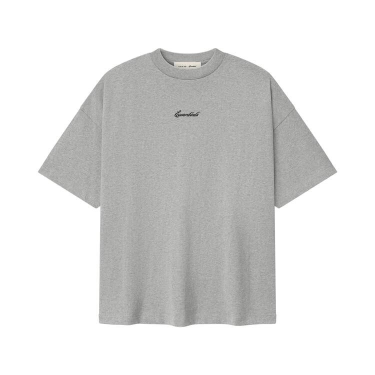 Fear of God Essentials Signature 90's Short-Sleeve Tee II 'Concrete Heather'