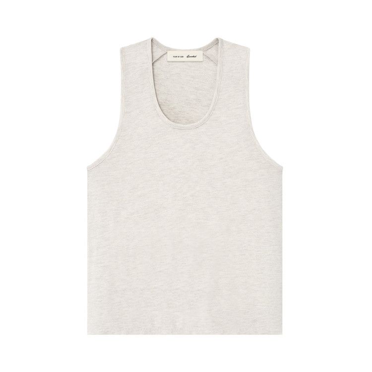 Fear of God Essentials Signature Slim Tank 'Oatmeal Heather'