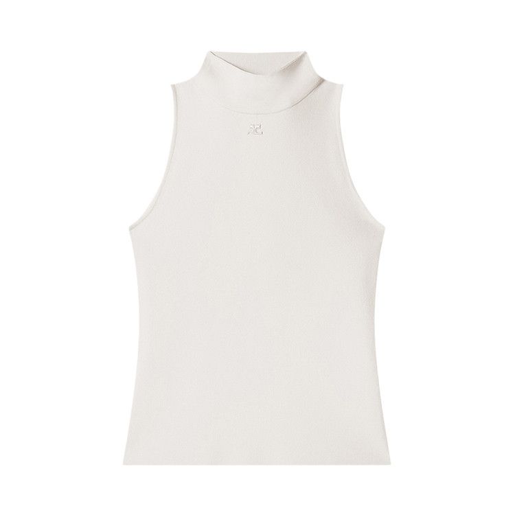 Courrèges Heritage Knit Top 'Natural'