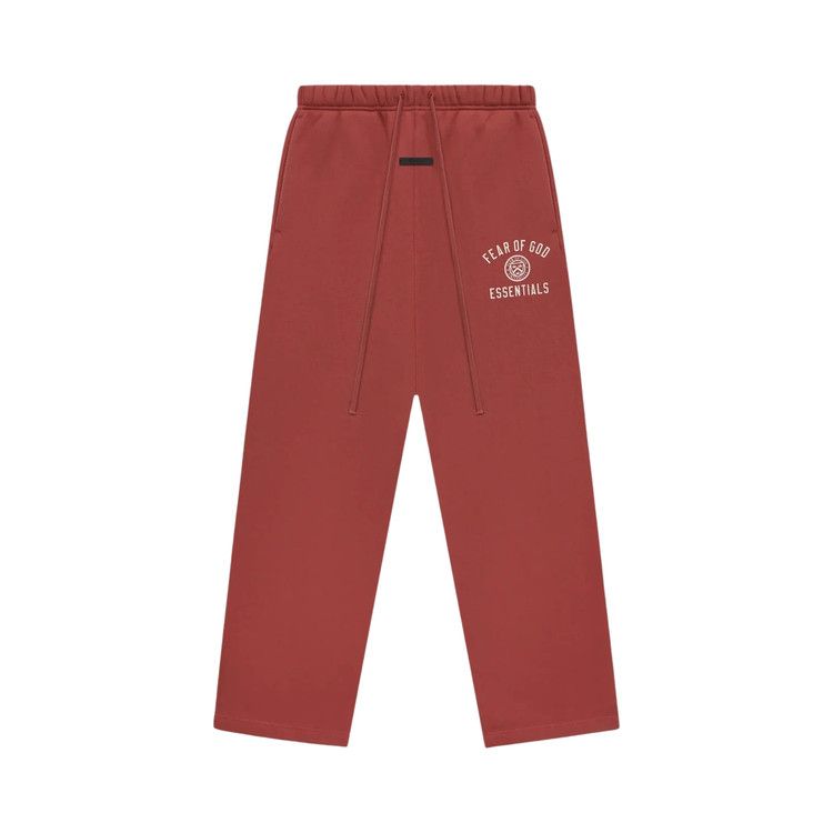 Fear of God Essentials Fleece Relaxed Sweatpants 'Crimson'