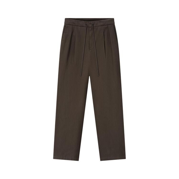 Fear of God Essentials Cotton Canvas Pleat Front Pant 'Brown'