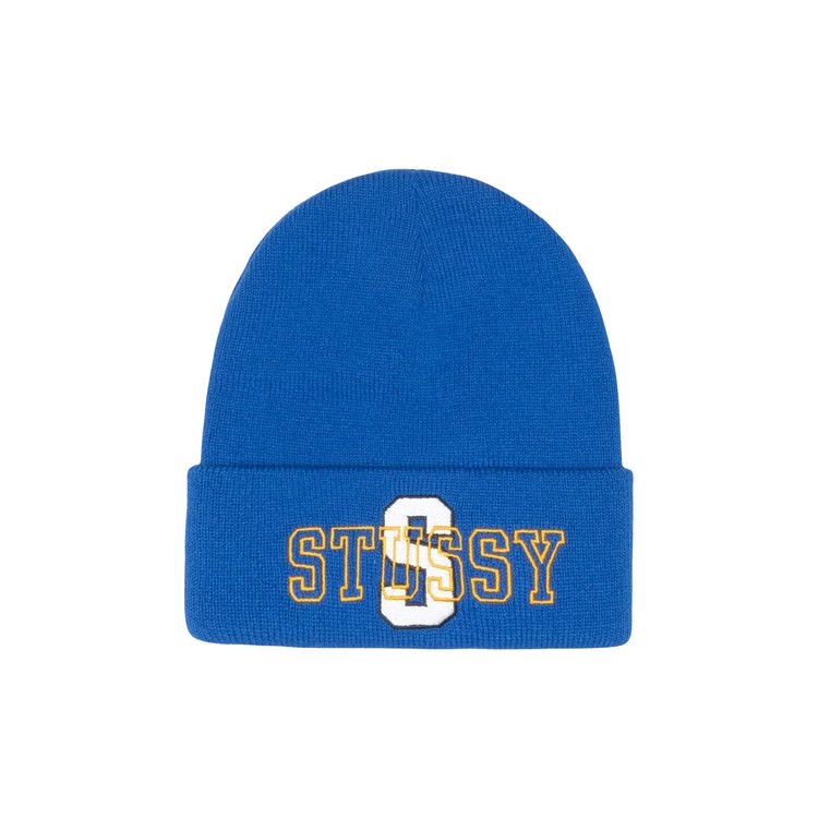 Stussy Cuff Beanie Varsity S 'Blue'