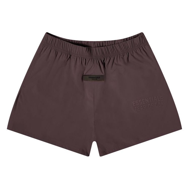 Fear of God Essentials Running Nylon Short 'Plum'
