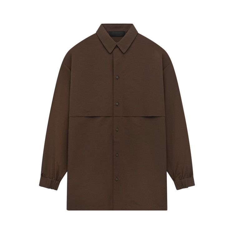 Fear of God Essentials Military Nylon Overshirt 'Brown'