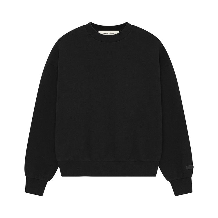 Fear of God Essentials Classic Crewneck Sweatshirt 'Vintage Black'