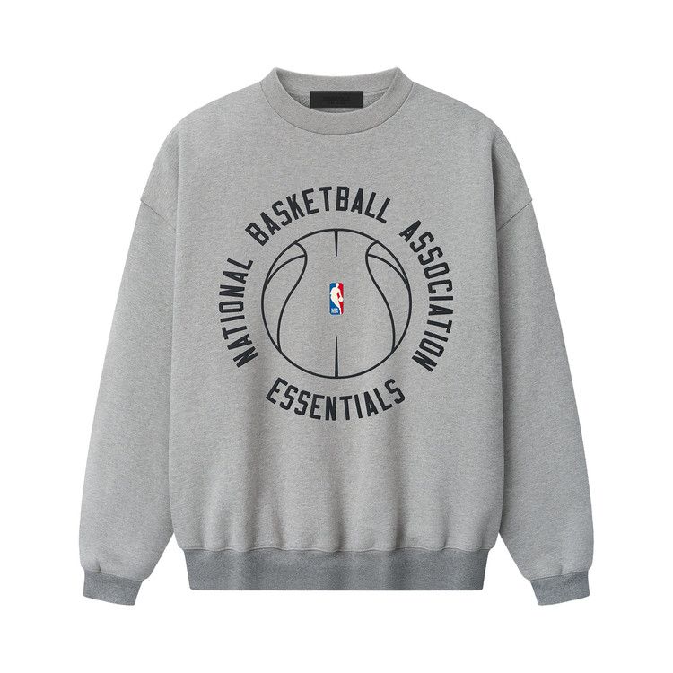 Fear of God Essentials NBA x Barkley Hendricks 90s Crewneck 'Concrete Heather'