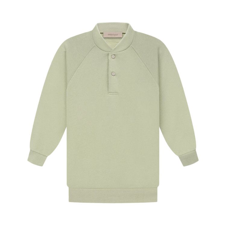 Fear of God Essentials 3/4 Sleeve Henley 'Seafoam'