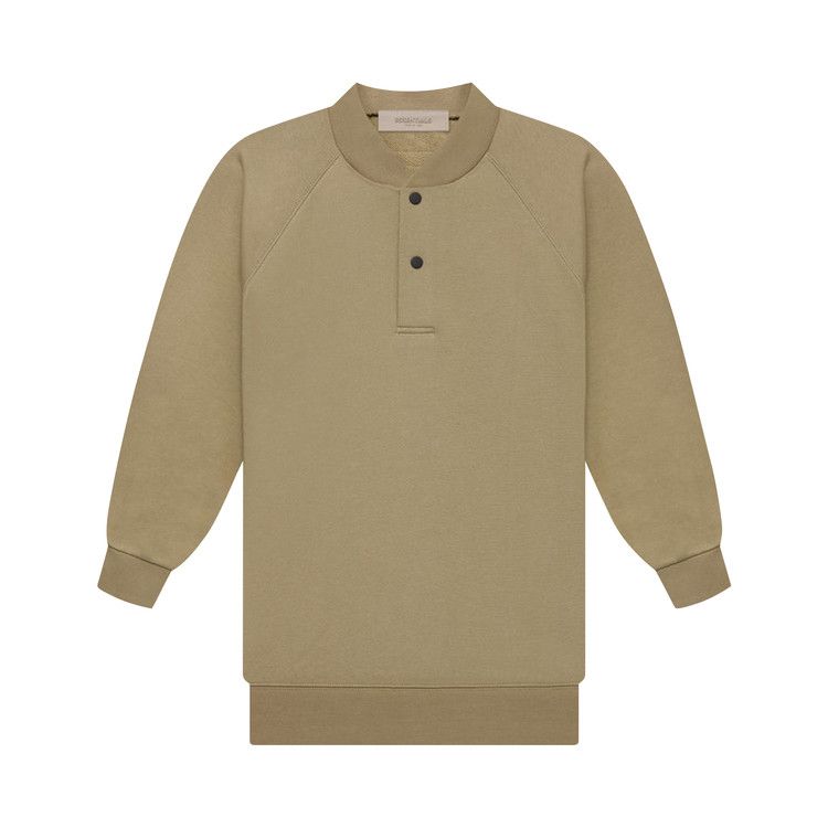 Fear of God Essentials 3/4 Sleeve Henley 'Oak'