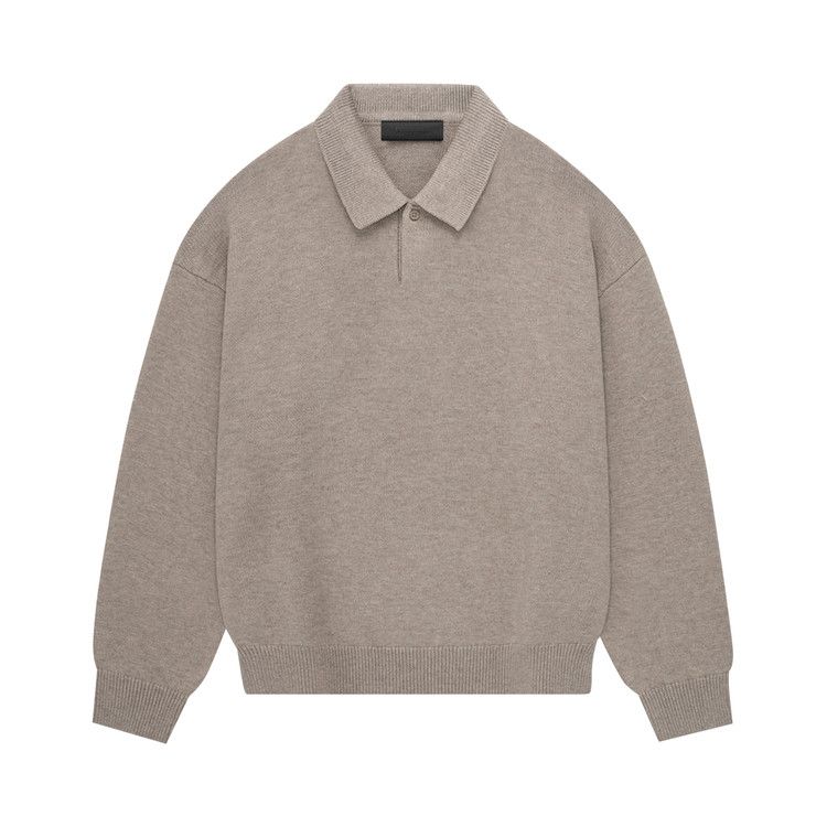 Fear of God Essentials Knit Polo 'Core Heather'