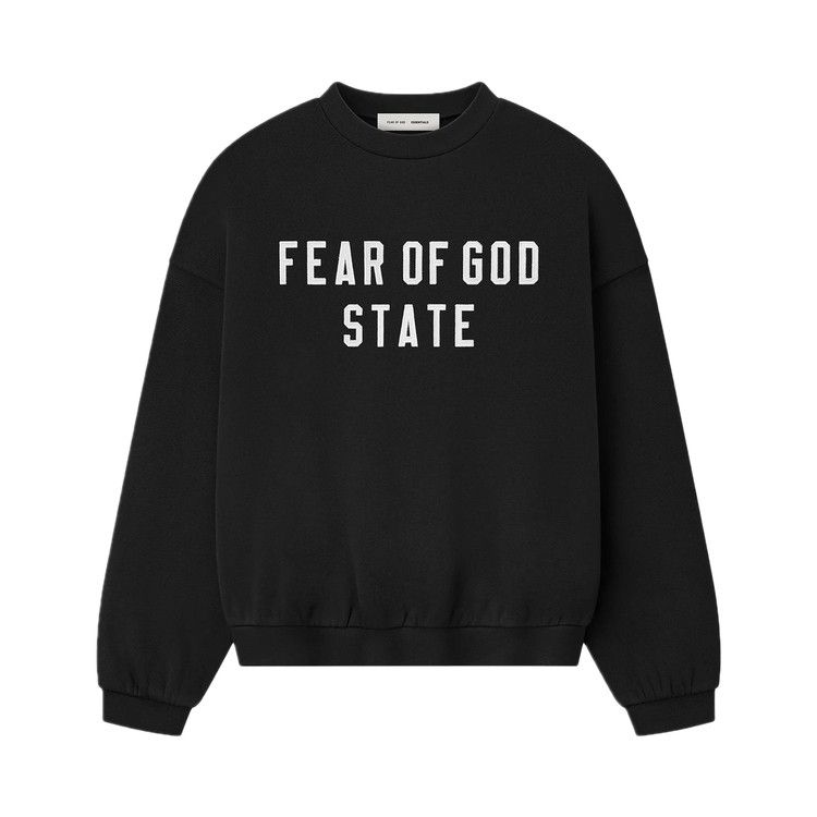 Fear of God Essentials 90s Crewneck Sweatshirt 'Jet Black'