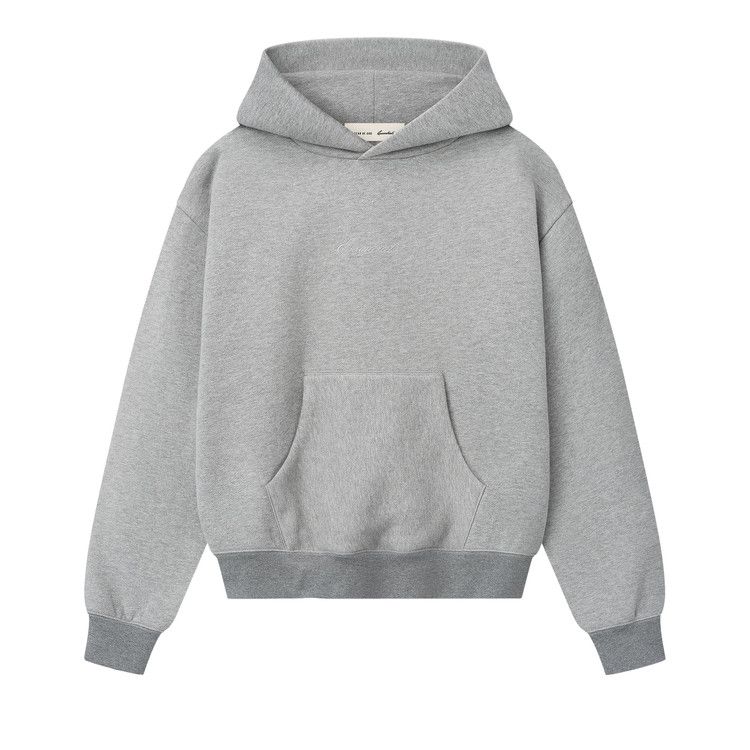 Fear of God Essentials Signature Classic Hoodie 'Concrete Heather'
