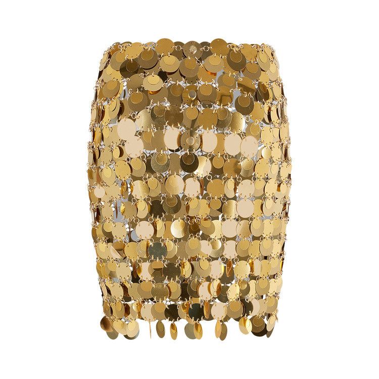 Rabanne Robe Short Dress 'Gold'