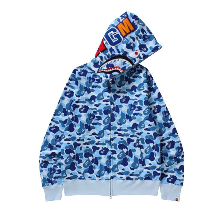 BAPE ABC Shark Full Zip Hoodie 'Blue'
