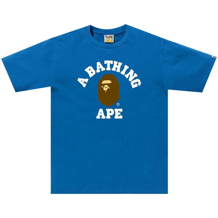 BAPE College Tee 'Blue'