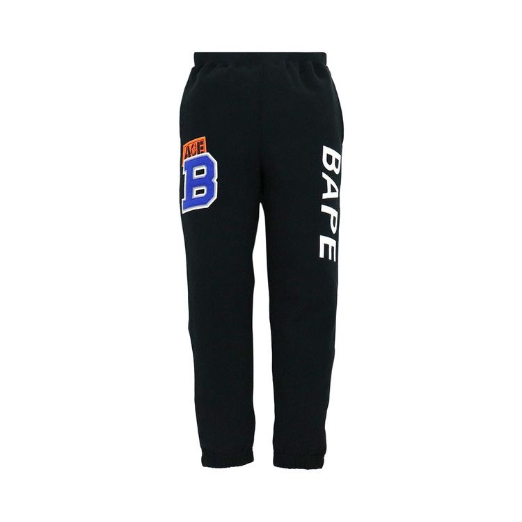 BAPE Patch Sweat Pants 'Black'
